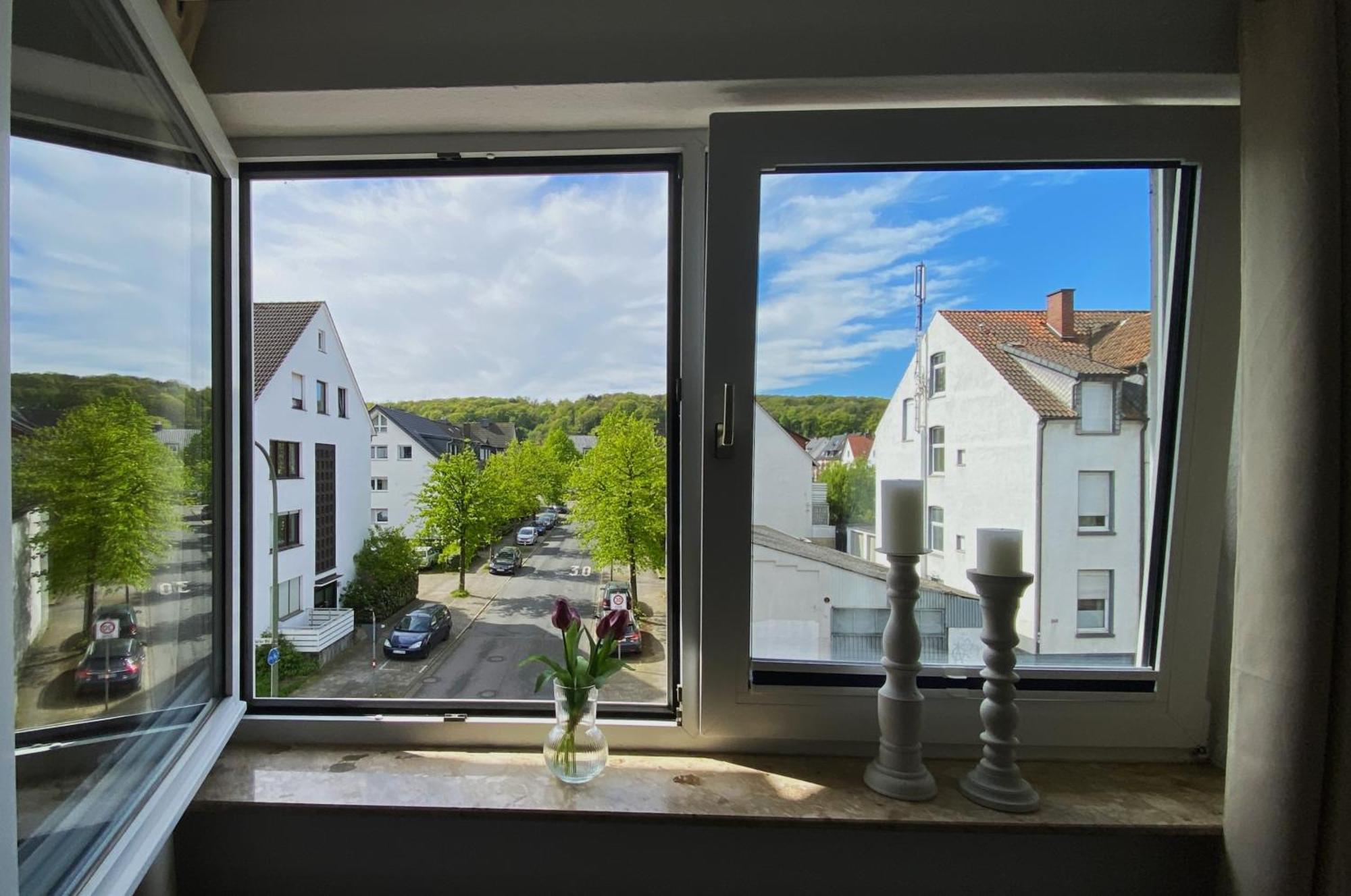 Schoelerberg Apartment Mit Tiefgaragenparkplatz Und Kingsize-Bett Osnabrück Eksteriør bilde